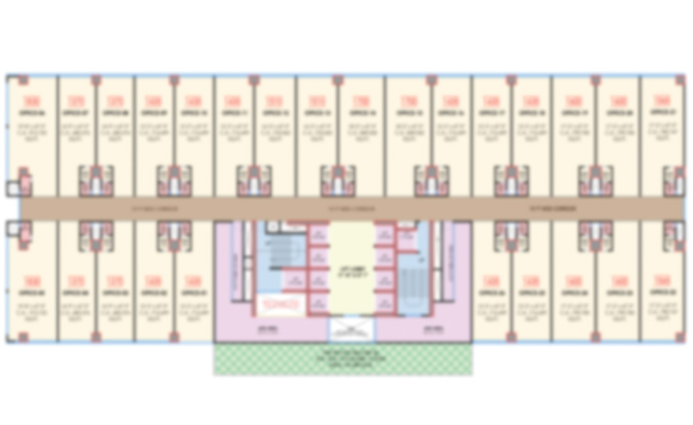 Floor Plan Of Monopoly - 7TH TO 22ND FLOOR (19 TYPICAL FLOORS)