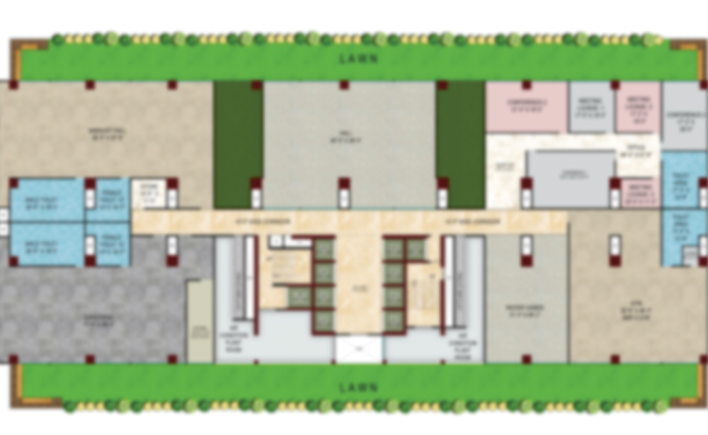 Floor Plan of Monopoly - Amenities